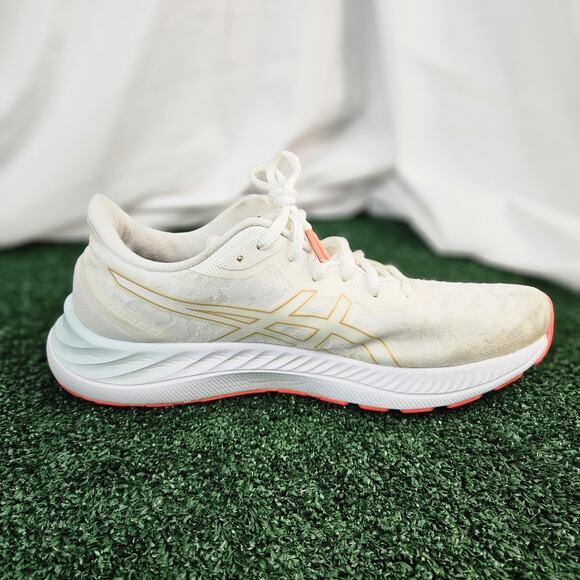 Asics Gel-Excite 8 Running Shoes Women's Size 10 White Athletic Training Sneaker - Picture 6 of 13
